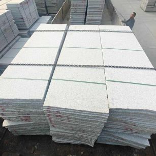 通化芝麻白毛板，石材毛板