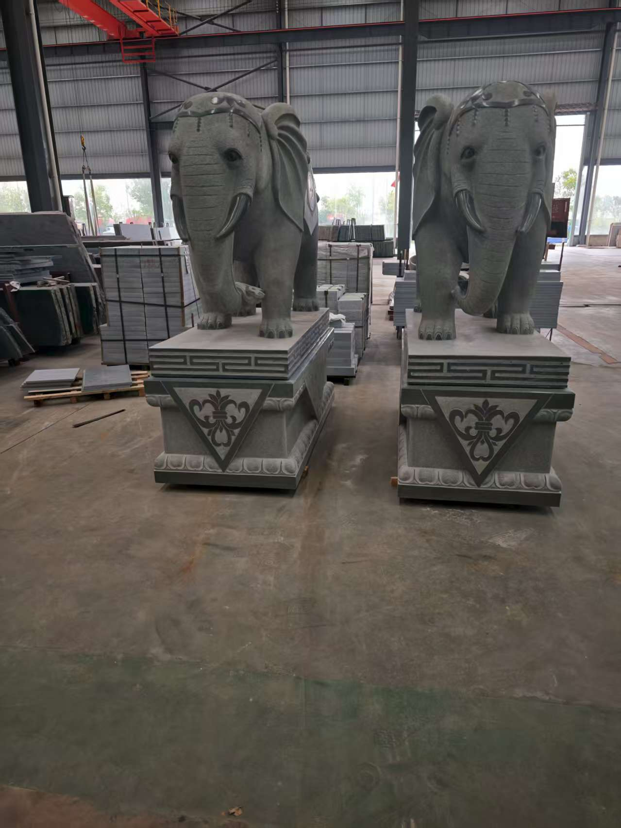 通化芝麻灰花岗岩对象 芝麻白芝麻灰大象