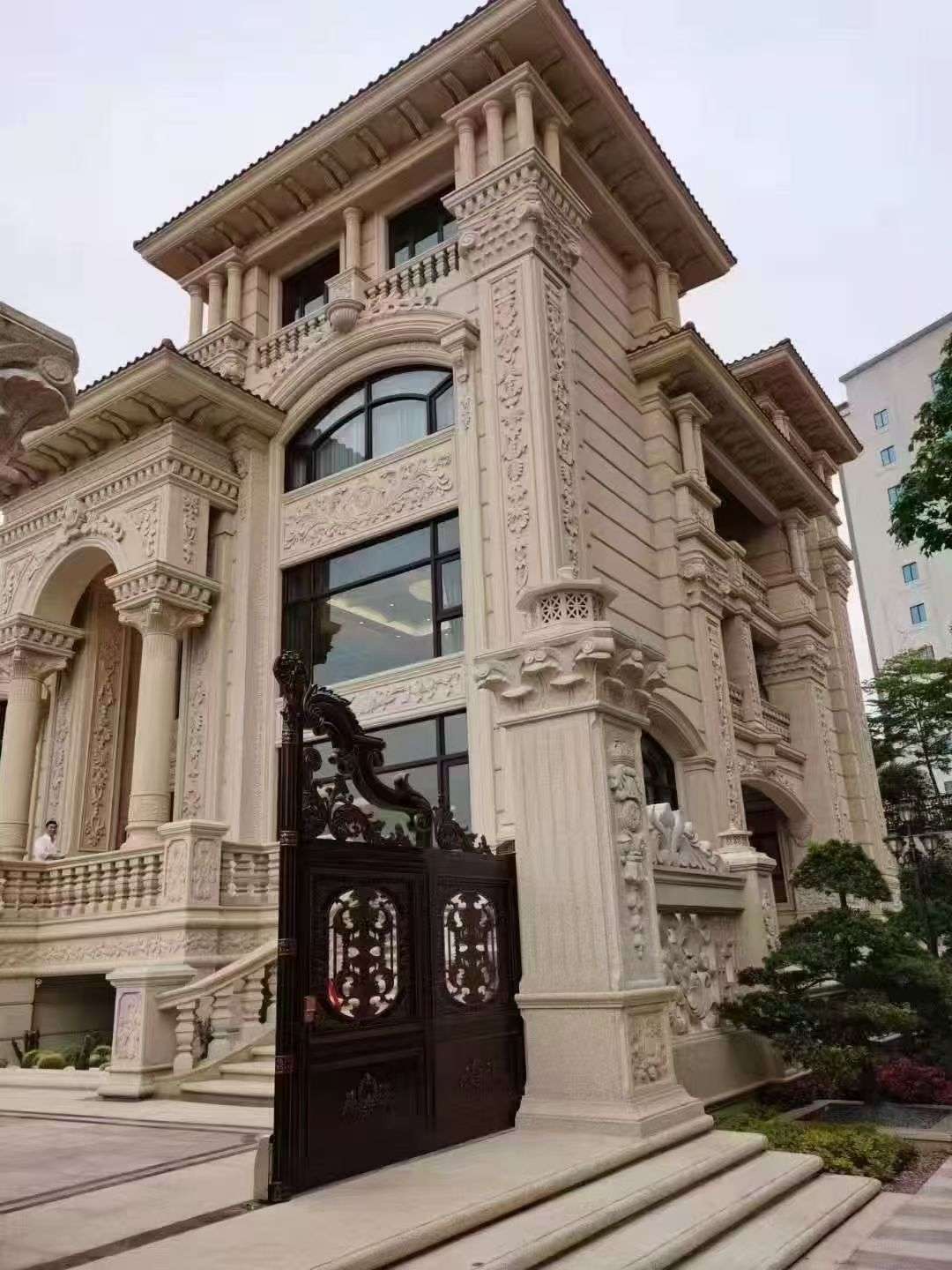 通化黄金麻别墅外墙异形定制