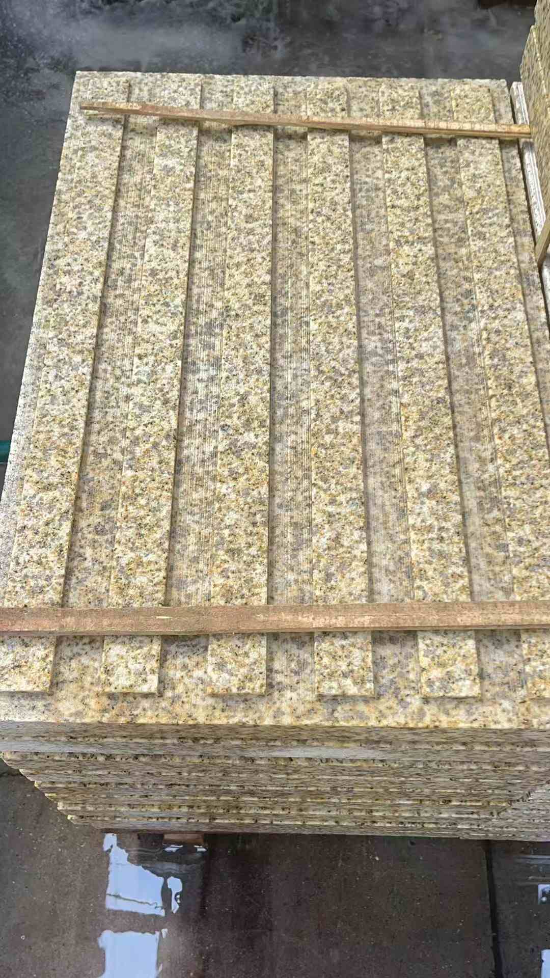 通化黄金麻盲道 石材盲道